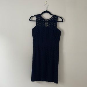 Black knee length dress